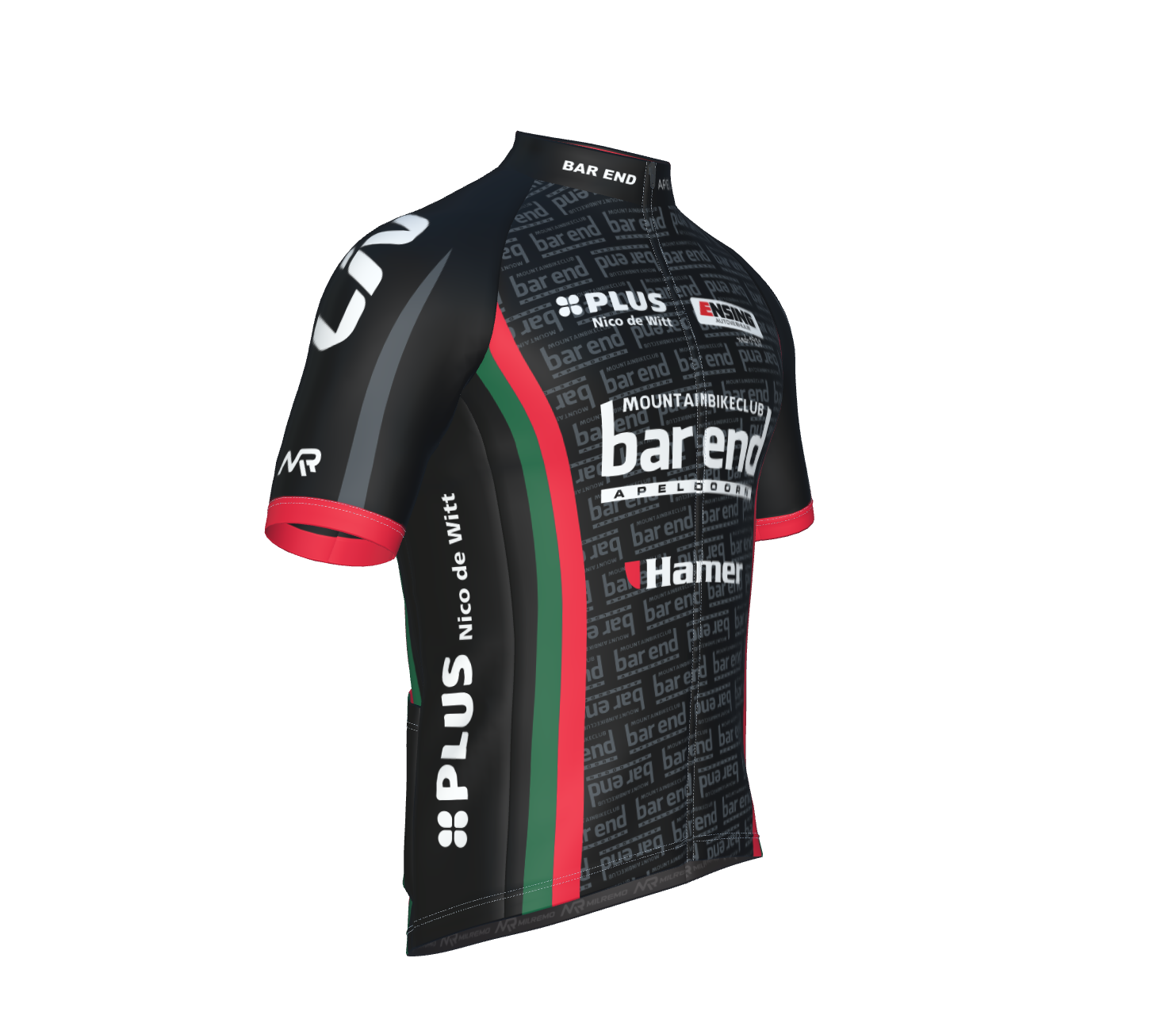 Passet nieuwe clubkleding Bar-End