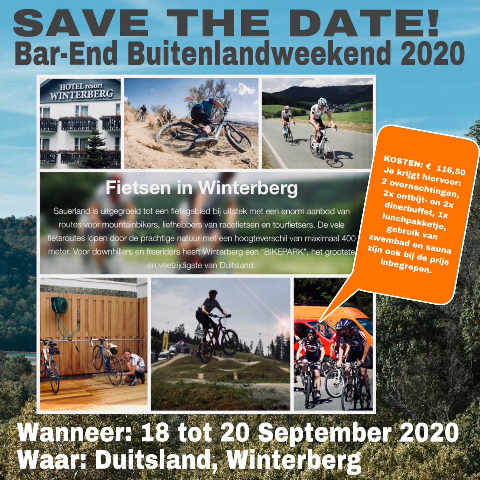 Bar-End Buitenlandweekend 2020 #Winterberg!